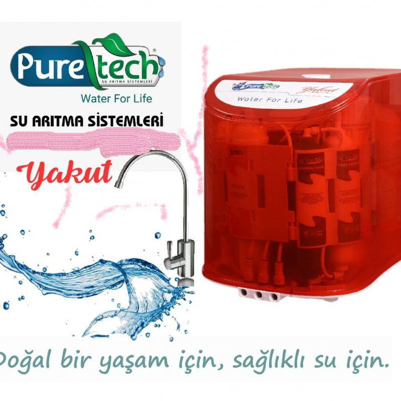 Puretech Yakut Serisi  LG Membran Reverse Osmosis Membrane Technology Su Arıtma Cihazı